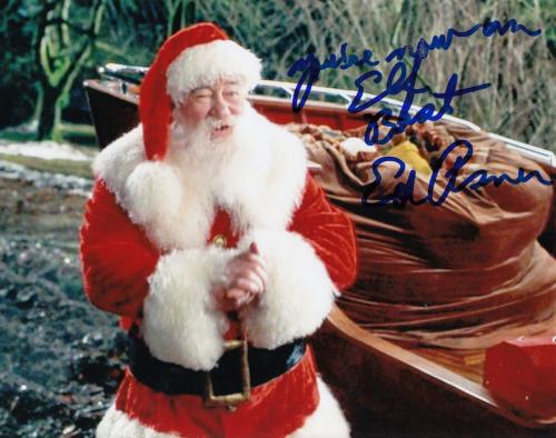 Ed Asner Signed Elf Movie 8x10 Photo Santa Claus Proof Wcoa 3