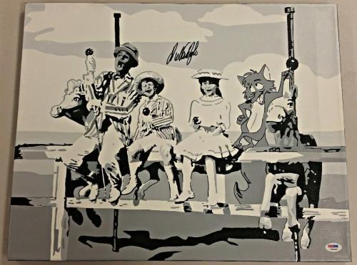 DICK VAN DYKE Signed 16x20 Original Painting Canvas #10 Custom 1/1 PSA/DNA COA