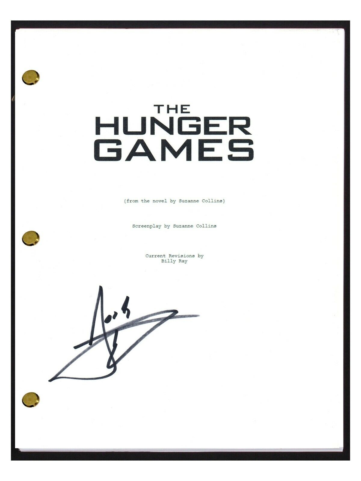 Josh Hutcherson Signed Autographed The Hunger Games