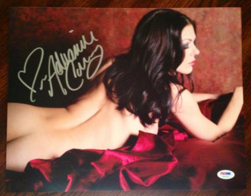 Adrianne Curry Signed Playboy Playmate of the Year 11x14 Photo PSA/DNA COA