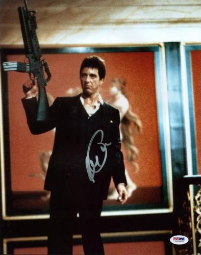 Al Pacino Scarface Signed 11X14 Photo Graded Perfect 10! PSA/DNA ITP #5A00867