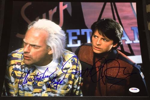 autographed michael j fox memorabilia