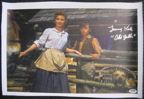 Tommy Kirk Signed Old Yeller 8x10 Photo inscribed "Travis" Autograph 