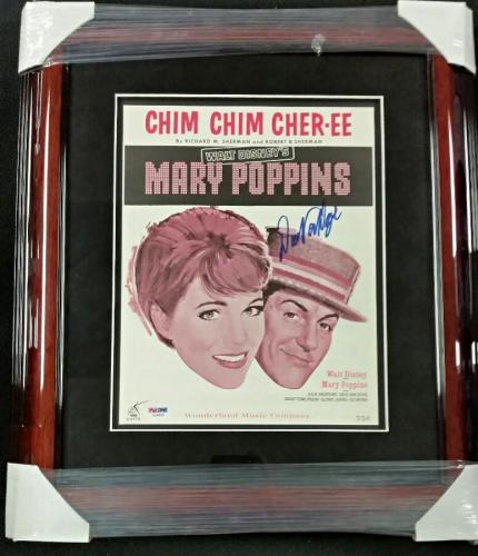 DICK VAN DYKE Signed ORIGINAL SONG BOOK 8.5x11 MARY POPPINS Auto PSA/DNA# Y10521