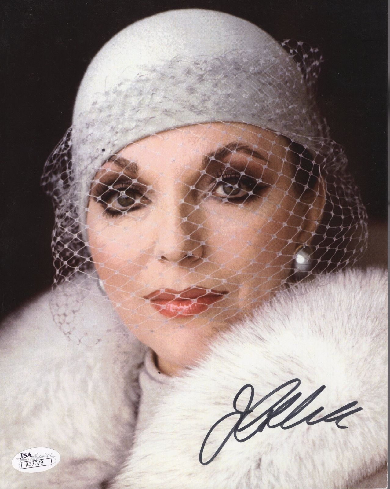 Joan Collins-signed photo-28 ab - JSA Coa.