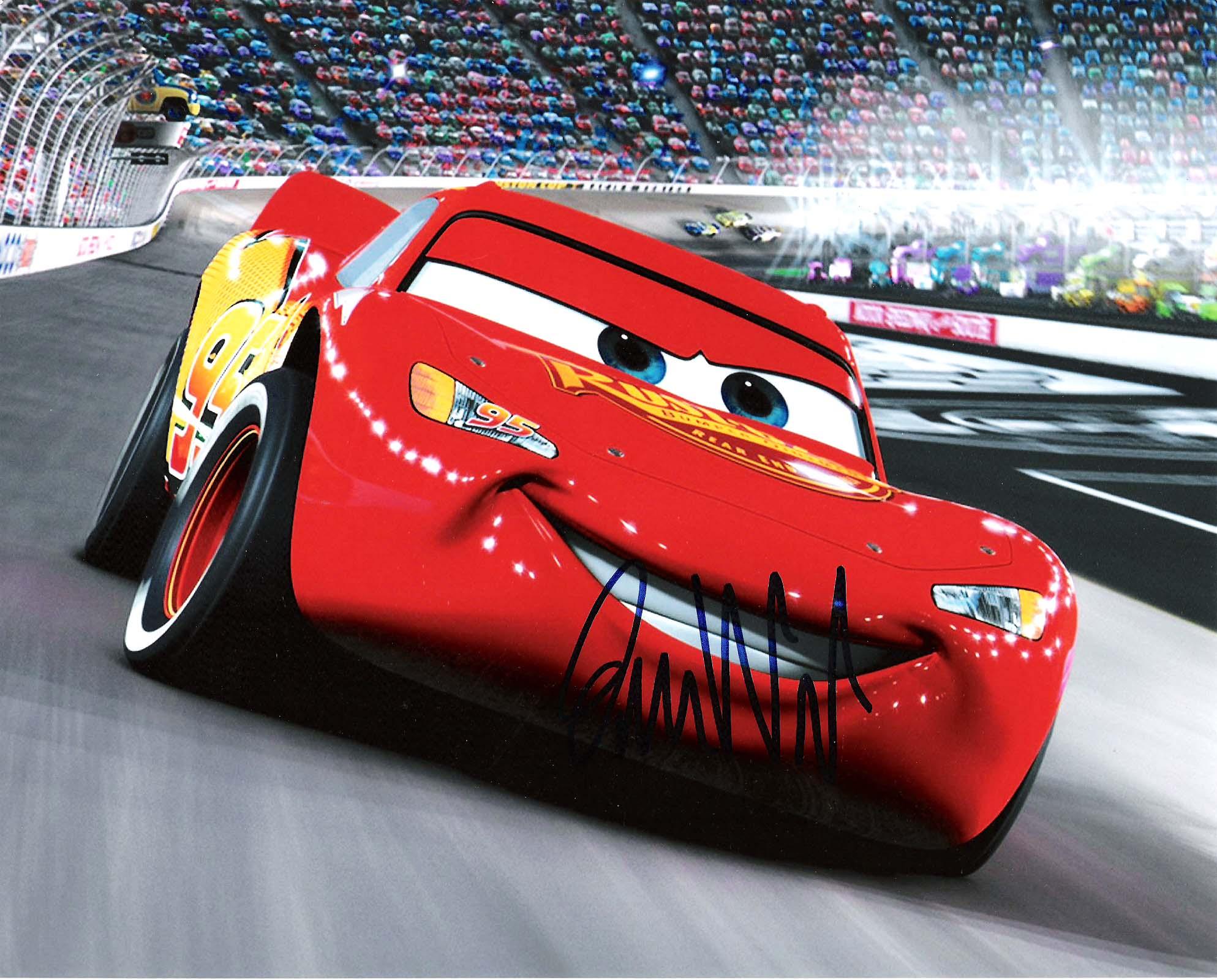 OWEN WILSON in &quot;CARS&quot; Voice of LIGHTING MCQUEEN Signed