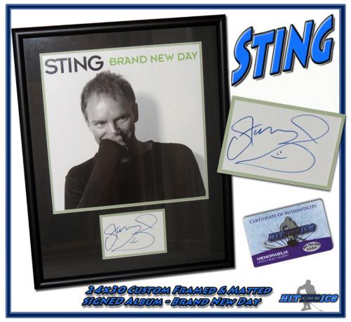 The Police Double Vinyl Album & Signed Insert- AFTAL Sting Autograph Duets