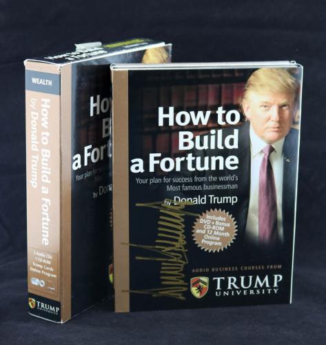 President Donald Trump SIGNED How To Build a Fortune LETTER PSA/DNA AUTOGRAPHED