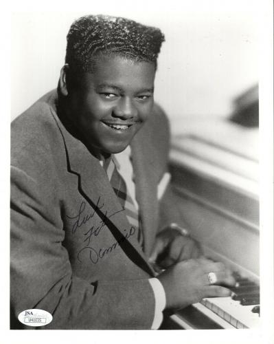 FATS DOMINO #1 REPRINT 8X10 PHOTO SIGNED AUTOGRAPHED PICTURE MAN CAVE GIFT 