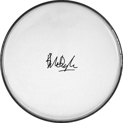 Bob Dylan Autographed Facsimile Signed Clear Drumhead