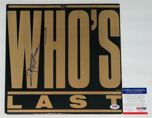 Pete Townshend The Who Signed Who's Last Record Album Psa Coa H84300