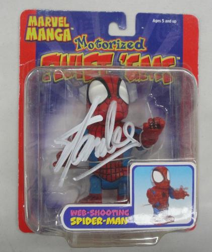 Stan Lee Signed Autographed Auto Marvel Manga Spider-Man Web Shooting JSA 467842