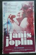 A Night with Janis Joplin Theater Broadway Window Card Poster 14" x 22