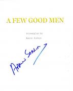 Aaron Sorkin Signed A Few Good Men Full Script Authentic Autograph Coa