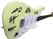 AC/DC Autographed Facsimile Signed Fender Guitar Angus Young Malcolm ++