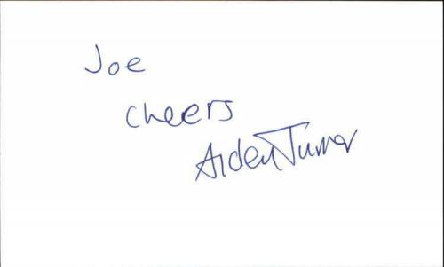 AIDEN TURNER IF LOVING YOU IS WRONG Signed 3"x5" Index Card