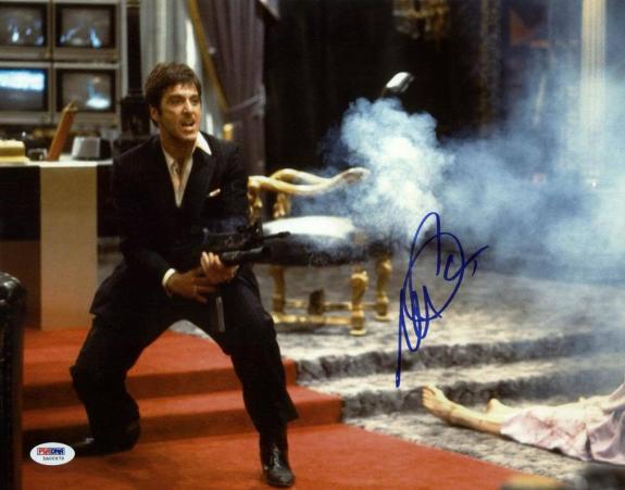 Al Pacino Scarface Signed Say Hello To My Little Friend 11X14 Photo PSA ITP 4