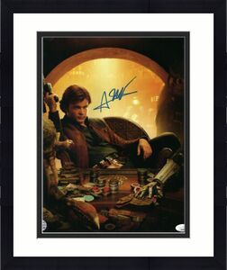 Alden Ehrenreich Signed Autographed 11X14 Photo Star Wars Han Solo Blaster JSA
