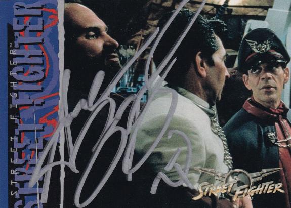Andrew Bryniarski Signed 1995 Street Fighter Movie Upper Deck Card #11 Auto 1994