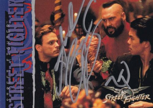 Andrew Bryniarski Signed 1995 Street Fighter Movie Upper Deck Card #16 Auto 1994