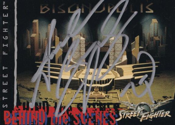 Andrew Bryniarski Signed 1995 Street Fighter Movie Upper Deck Card #80 Auto 1994