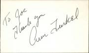 Ann Turkel Actress Knight Rider Signed 3" x 5" Index Card