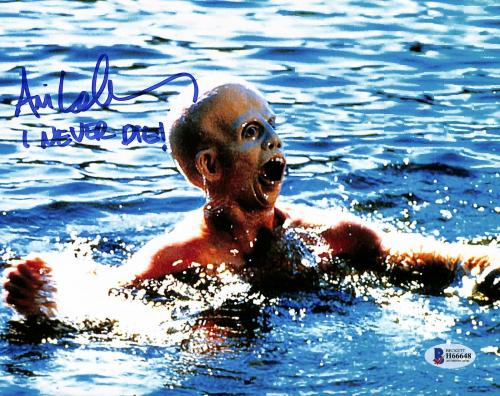 Ari Lehman Friday The 13th "I Never Die!" Signed 8x10 Photo BAS 5
