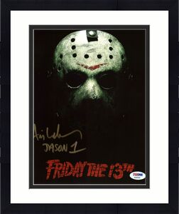 Ari Lehman "Jason 1" Signed Friday The 13th 8X10 Photo PSA/BAS 2