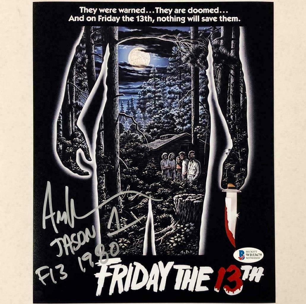Ari Lehman Friday The 13th "Jason 1" Authentic Signed 8x10 Photo BAS 