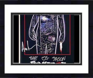 Ari Lehman "The OG Jason" signed Friday the 13th 8x10 photo BAS COA Beckett