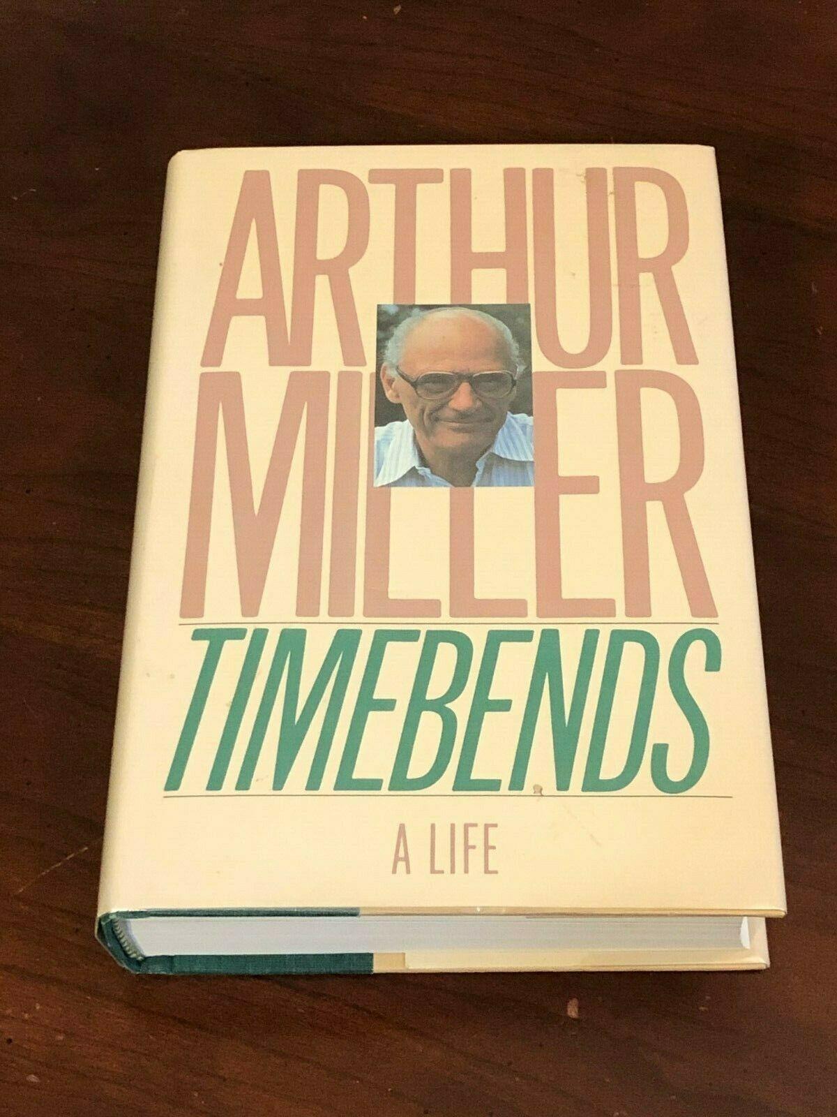 Arthur Miller Timebends Signed Autograph 1st Edition Pulitzer Prize ...