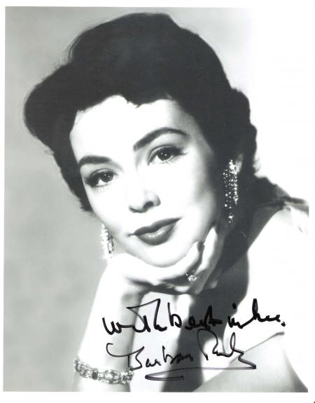 BARBARA RUSH - Debut Movie was in 1950 in "THE GOLDBERGS" Signed 8x10 B/W Photo