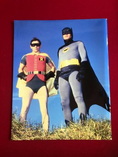 BATMAN & ROBIN, 16" x 20"  Glossy Color Photo (Vintage)