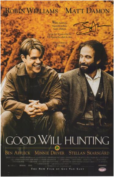 Ben Affleck Autographed 11" x 17" Good Will Hunting Movie Poster