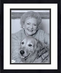BETTY WHITE HAND SIGNED 8x10 PHOTO       GOLDEN GIRLS ACTRESS    TO BRIAN    JSA