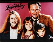 BEWITCHED" Signed by ELIZABETH MONTGOMERY as SAMANTHA and DICK SARGENT  as DARIN (ELIZABETH Passed Away in 1995 and DICK in 1994) 10x8 Color Photo