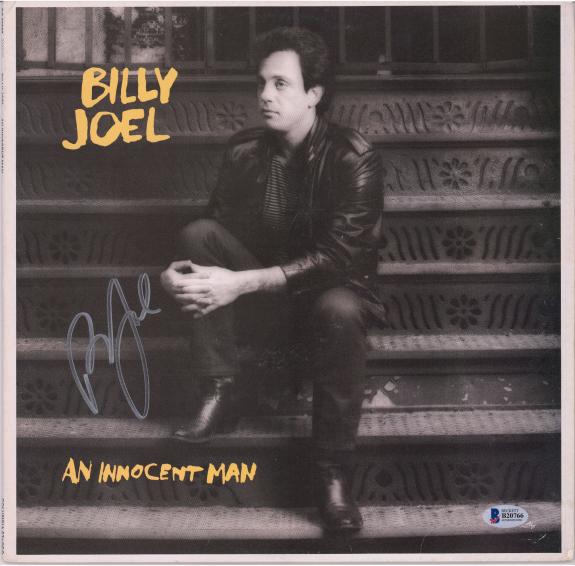 Billy Joel Autographed An Innocent Man Album Cover - Beckett COA