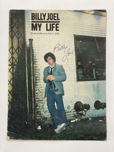 Billy Joel Signed Autograph "my Life" Sheet Music Book - Legend, Very Rare, Real