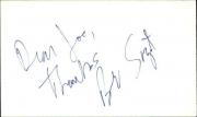Bob Saget Actor Signed 3" x 5" Index Card