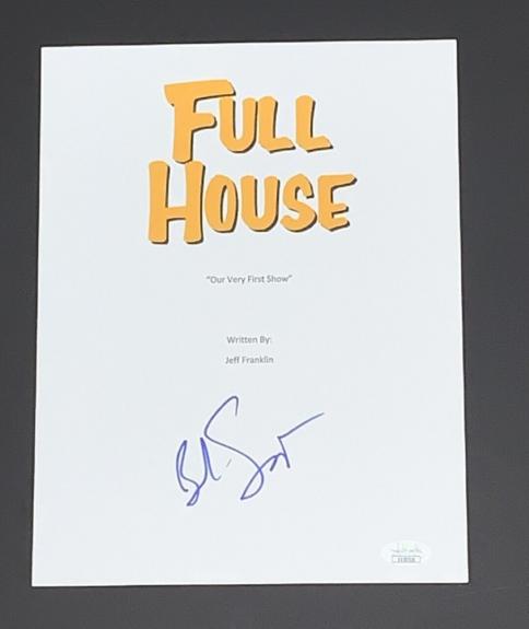 Bob Saget Signed Full House Our Very First Show Pilot Episode Script Jsa Coa