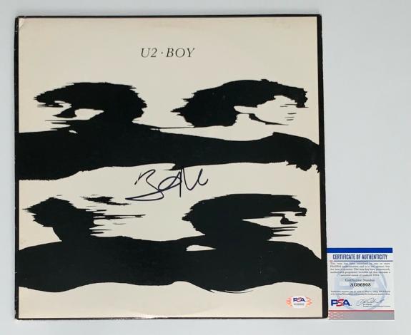 Bono Signed U2 Boy Record Album Psa Coa Ag96908