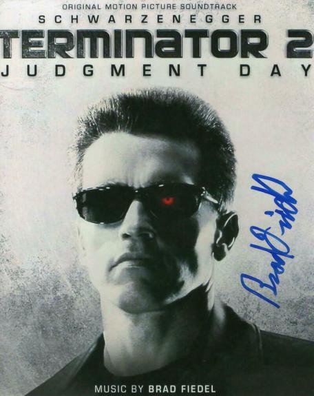 Brad Fiedel Signed Autograph 8x10 Photo - Terminator 2: Judgement Day Composer