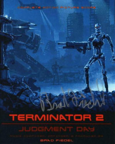 Brad Fiedel Signed Autograph 8x10 Photo - Terminator 2: Judgement Day Composer B