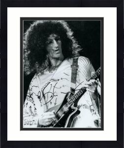 Brian May Signed Autograph 8x10 Photo Queen Guitarist A Night At The Opera Acoa