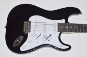 Celine Dion Signed Autographed Electric Guitar Beckett BAS COA R