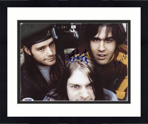 Chad Channing & Krist Novoselic Nirvana Signed 8X10 Photo PSA #S67485