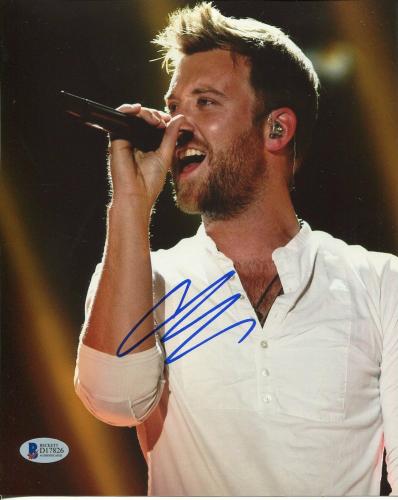 Charles Kelley Lady Antebellum Country Singer Signed Autograph Photo BAS COA