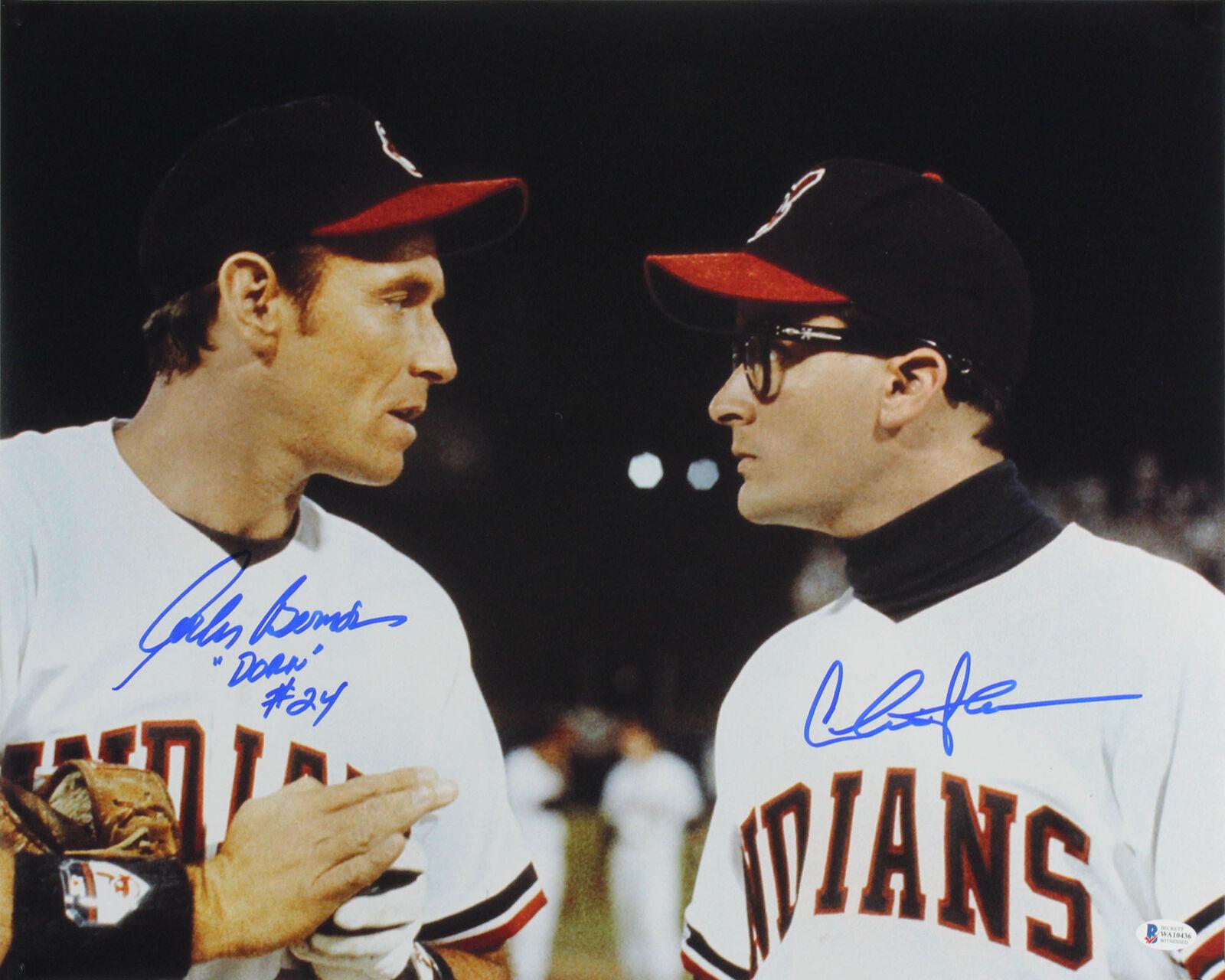 Charlie Sheen & Corbin Bernsen Major League Signed 16x20 ...