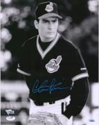 Charlie Sheen Major League Autographed 11" x 14" Photograph - JSA