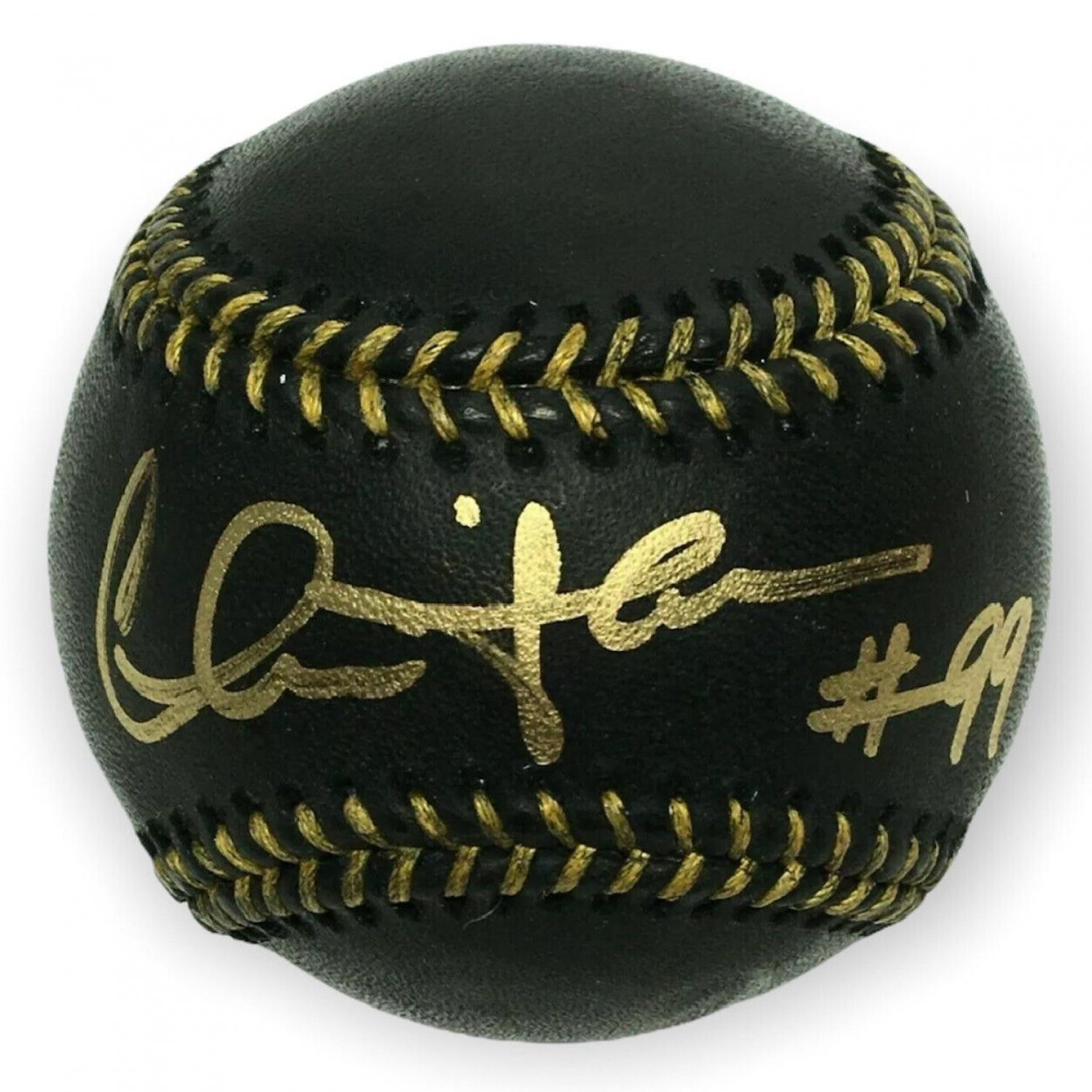 Charlie Sheen Signed Major League Black Baseball BMLB ...